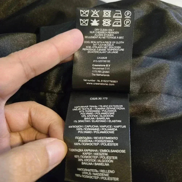 Creenstone Women Long Coat Blue Size 44 - Picture 8 of 10